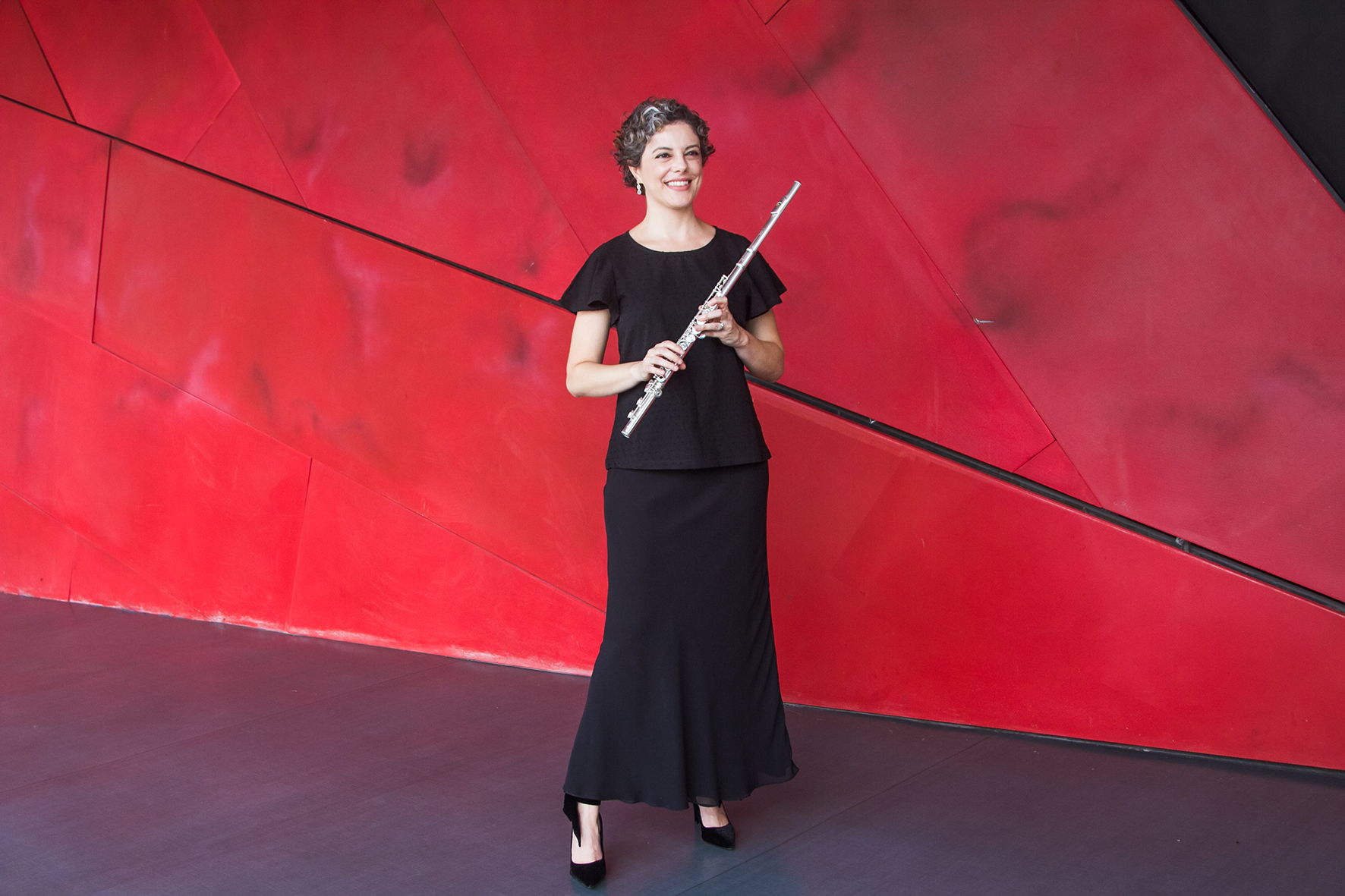Principal Flautista da Filarmônica de Minas Gerais Cassia Lima foto BrunaBrandao 