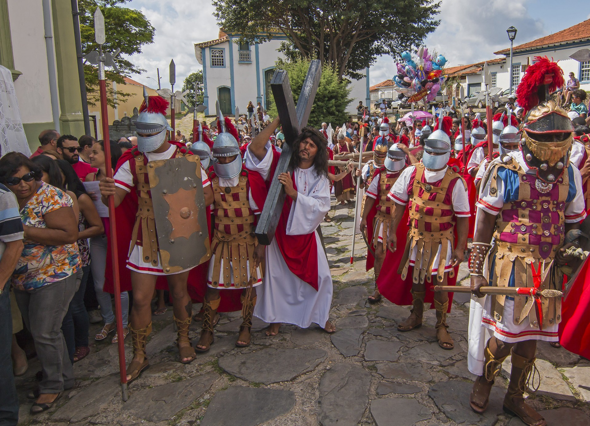 Encenação da Paixão de Cristo em Diamantina