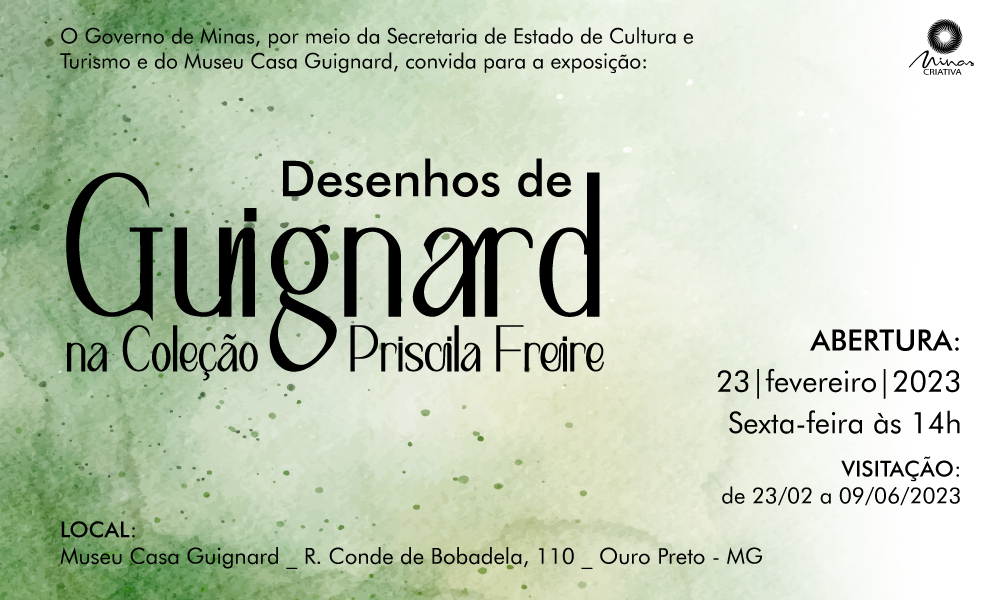 Museu Casa Guignard inaugura exposição temporária: “Desenhos de Guignard na Coleção Priscila Freire”