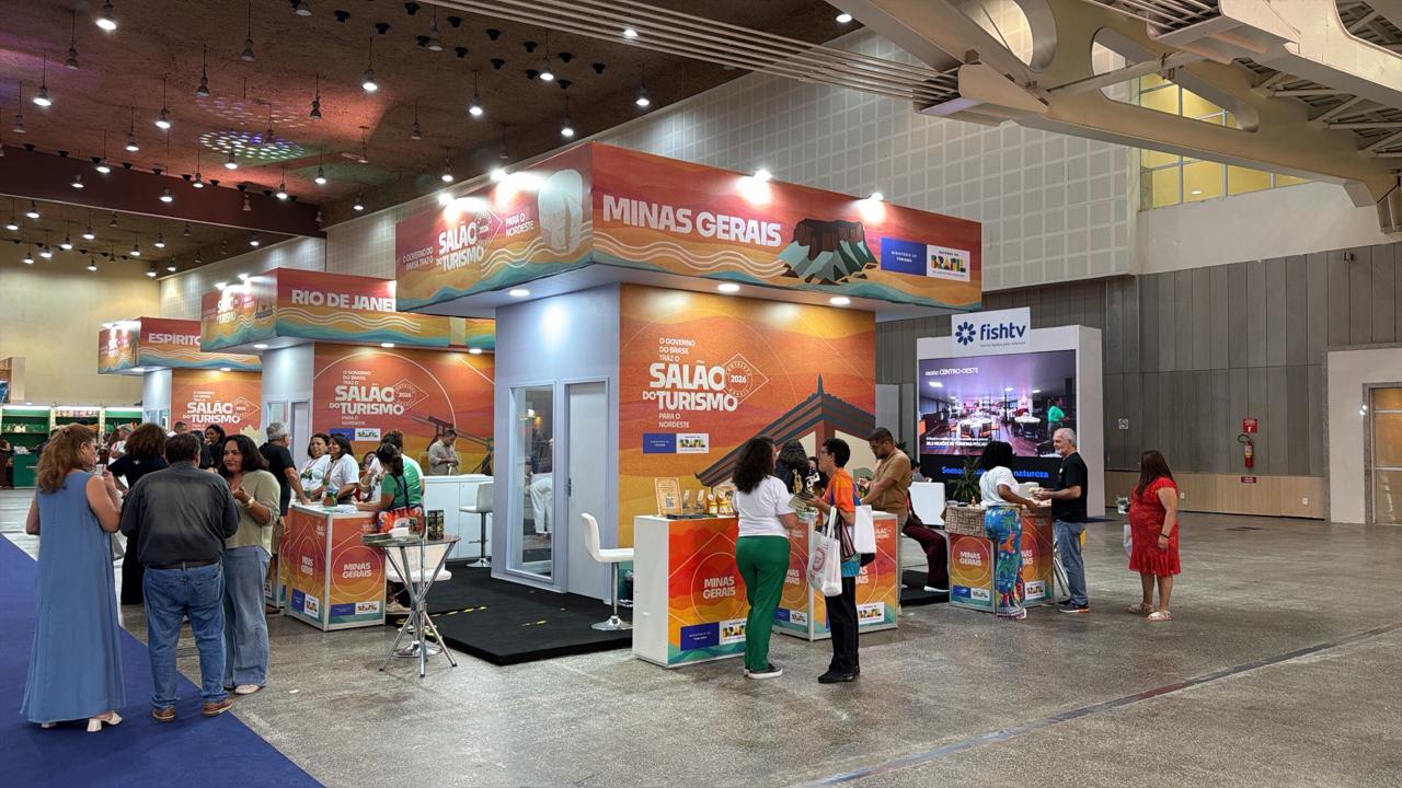 Governo de Minas fortalece promoção turística com rotas inéditas e experiências imersivas no Salão Nacional do Turismo 
